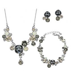  MADE WITH SWAROVSKI ELEMENTS Crystals  African Beads Wedding Jewelry Sets For Women