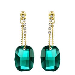 Made With SWAROVSKI Elements Crystal Big Chandelier Drop Earrings for Women